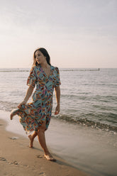 Velvet Wind midi dress